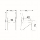 Кресло SAMBA AKS-1 Pegasso крем, подлокотники дерево светлое